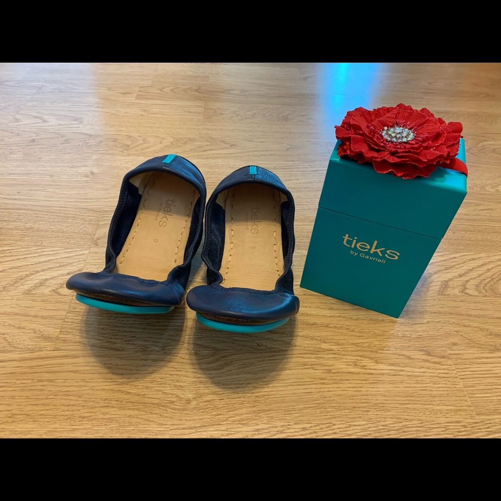 Brand new Tieks (Navy Blue)
